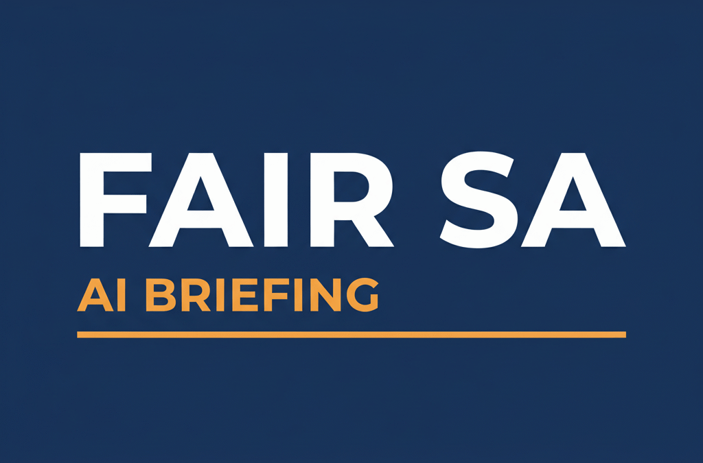 FAIR SA AI Briefing — 22 September 2026